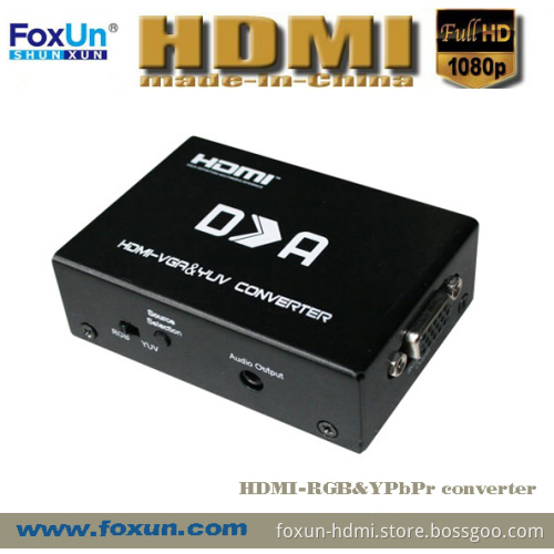 HDMI to VGA & YPbPr Converter